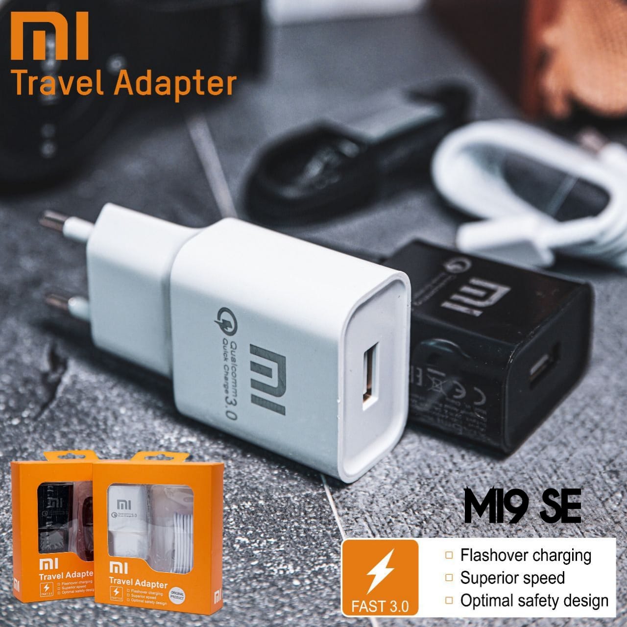 TRAVEL CHARGER XIAOMI MI9 SE 2A NON FAST MICRO USB